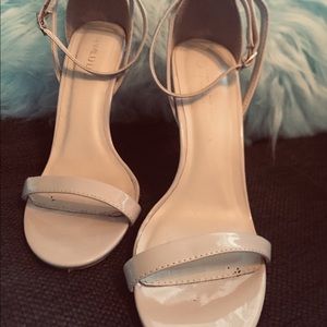 Wild Diva Cream Strappy Heels Size 8